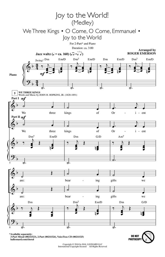 Joy to the World! (Medley)